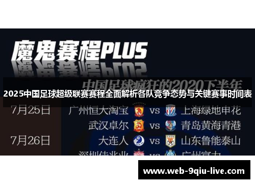 2025中国足球超级联赛赛程全面解析各队竞争态势与关键赛事时间表